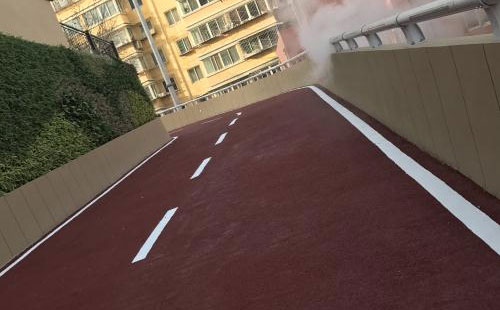 北泉镇彩色路面